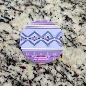 Simply Southern Car Coaster Western Pattern